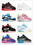 包邮美国代购 耐克Nike air max90男女儿童运动鞋（0-4岁）14色