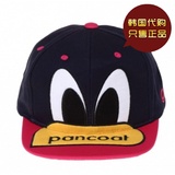 韩国正品 官网代购 PANCOAT 13年可爱大眼睛拼色棒球帽子