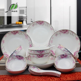碗碟套装中式餐具4人简约陶瓷器餐具套装碗盘碟组合整体家用创意