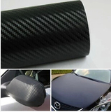 汽车个性改装碳纤维贴纸车顶装饰改色膜车用手机3D立体碳纤维贴膜