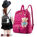 儿童小学生休闲包女童双肩包可爱女孩书包时尚小孩韩版旅游背包皮