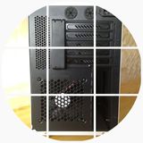 斯乔 Q3全铝ITX迷你台式电脑小机箱 防尘水冷游戏机箱康