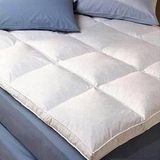◣酒店用超软羽绒床垫 单人双人加厚 床褥可折叠垫子1.21.5 1.8米