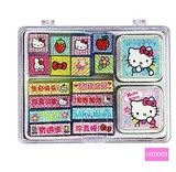 正品Hello Kitty印章儿童印章玩具组合 凯蒂猫可爱卡通印章HK0089