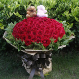 同城鲜花速递新款求婚友情99朵玫瑰花束送女友生日礼物苏州送花