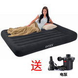 正品intex充气床内置枕头气垫床单人加大双人加厚户外充气床垫