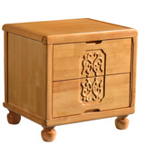全实木橡木床头柜特价包邮现代简约中式床边柜抽屉式储物柜子