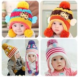 秋冬护耳婴儿童帽子男宝宝1女孩2加绒3保暖4棉帽6-12个月5岁防寒