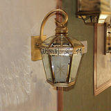 欧式全铜壁灯高档户外防水壁灯门厅过道走廊阳台焊锡装饰壁灯