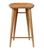 美式实木酒吧椅吧台凳复古纯实木椅子高脚凳星巴克高脚椅长桌椅