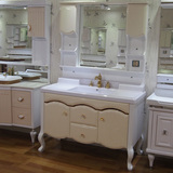 欧式浴室柜落地卫生间洗手洗脸池洗漱台盆柜组合整体卫浴柜120cm