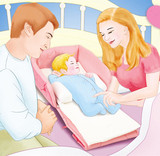 初生婴儿床便携宝宝床换尿布台BB睡觉的床上床防压可折叠 床中床