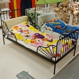 IKEA无锡宜家家居代购婴儿卧室床米隆加长儿童铁艺床框架床垫床板