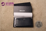 代购 欧洲正品 Prada/普拉达 女款拉链长款小牛皮钱夹钱包 1Ml506