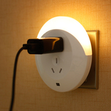关插座光控感应小灯创意小夜灯插电LED节能卧室喂奶床头灯带开