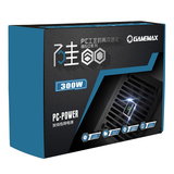 gamemax游戏帝国 硅60 电源300W发烧专用电源 台式主机电源