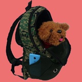 宠物双肩背包狗狗外出背包迪旅游携带包前后可背中小犬背包