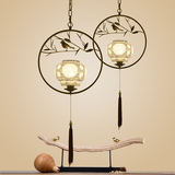 新中式吊灯 创意个性小鸟餐厅灯客厅书房灯简约现代卧室灯阳台灯