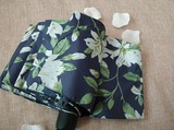 韩国创意黑胶小清新花朵伞防晒防紫外线遮阳伞折叠三折晴雨伞