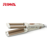 RIWA雷瓦陶瓷干湿两用卷发器单功能电气石蛋卷棒液晶显示RB918C
