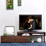 简欧电视柜可伸缩 简约北欧迷你小户型客厅超薄简易电视机柜简单
