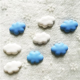 【大闸蟹】软陶云朵白云蓝色云朵冰箱贴磁铁性磁贴磁扣吸铁石包邮