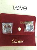 香港代购卡地亚Cartier窄版单钻戒指18K玫瑰金对戒B4050700专柜票