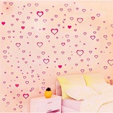 婚庆墙贴卧室浪漫温馨床头创意田园贴画宿舍墙壁装饰爱心小花贴纸