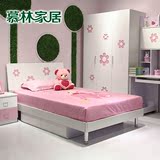 儿童床女孩公主房青少年儿童家具套房组合卧室1.5高箱储物床1.2米