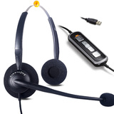 创悦H3D-U 呼叫中心 客服中心 话务员 坐席 USB接口 IP 耳机耳麦
