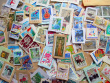 包挂号邮：日本邮票剪片50g 基本纪念票 外国邮票信销剪片