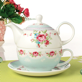 floris 欧式子母壶杯碟小茶壶陶瓷泡茶杯壶骨瓷咖啡壶花茶壶茶具