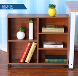 简约宜家可移动书柜书架带轮置物架个性简易收纳柜客厅储物经济