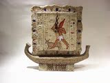 埃及风情艺术品 工艺摆件-威罗尼品牌-船形时钟 P2403-包邮包邮