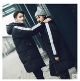 韩国面包服冬装情侣装棉衣男女中长款加厚韩版棉服大衣学生外套潮