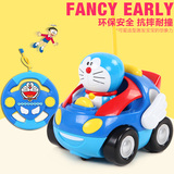 哆啦A梦遥控车玩具 男孩电动玩具儿童卡通宝宝遥控汽车赛车3-6岁