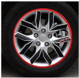 江淮 瑞风S3 轮毂贴 碳纤维改装轮毂贴纸 瑞风S3 专用 轮胎装饰贴