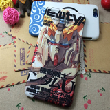 日本高达独角兽UC战士苹果小米iPhone6SPlus/5/4s磨砂手机壳套