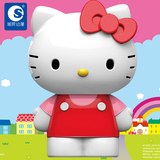 Hello Kitty女孩积木儿童玩具益智拼装拼插玩具过家家凯蒂猫大猫