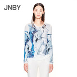 JNBY/江南布衣个性图案舒适长袖针织衫5F161004