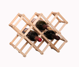欧式实木折叠红酒架葡萄酒架酒柜木制工艺摆饰2个包邮厂家直销