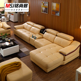 真皮沙发头层牛皮组合 现代简约大小户型皮沙发 进口中厚皮艺沙发