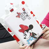 Disney ipad mini4保护套 苹果平板迷你4皮套米妮可爱卡通外壳女