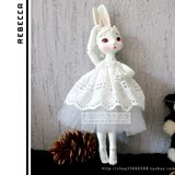 【吉星妈原创】 可可部落兔子BJD/SD娃娃6分 动物衣服 婚纱礼服