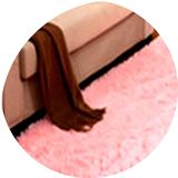 毯卧室客厅茶几床边飘窗毯 地垫门垫满铺地毯欧式丝毛加厚粉色地