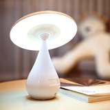创意时尚可爱充电LED小台灯儿童护眼床头灯蘑菇空气净化器负离子