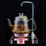 水晶玻璃花茶养生壶 电热烧水壶茶具 保温煮茶壶自动加水器电茶壶