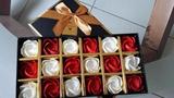 18朵手工川崎折纸玫瑰花成品礼盒/纸花材料包/送朋友创意生日礼物