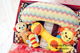 婴儿玩具摇铃游戏毯礼盒新生儿用品礼盒满月宝宝周岁儿童礼盒