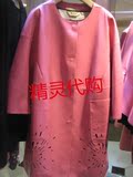 萨侬SANONG专柜正品代购2015春夏新款皮衣28411D30251P3原价9800